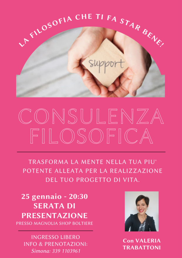 Consulenza filosofica: serata di presentazione