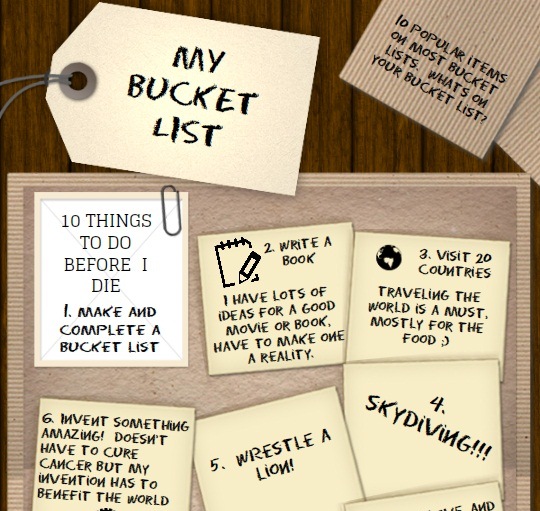 La “bucket list”, ovvero: distrarre la mente per evitare la fame emotiva