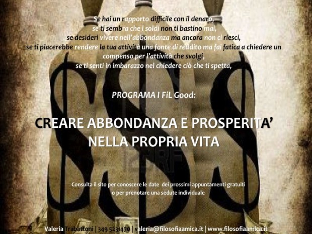 Programma I FiL Good: “Creare abbondanza e prosperità nella propria vita”